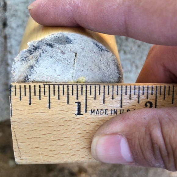 Set of 4 Wooden Round Furniture Legs about 4" high - Picture 5 of 5